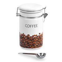 KAFFEEDOSE mit Bügelverschluss - Ø 11 x 20,5cm - Weiß, Stein (11/20.5/11cm) - Zeller Present