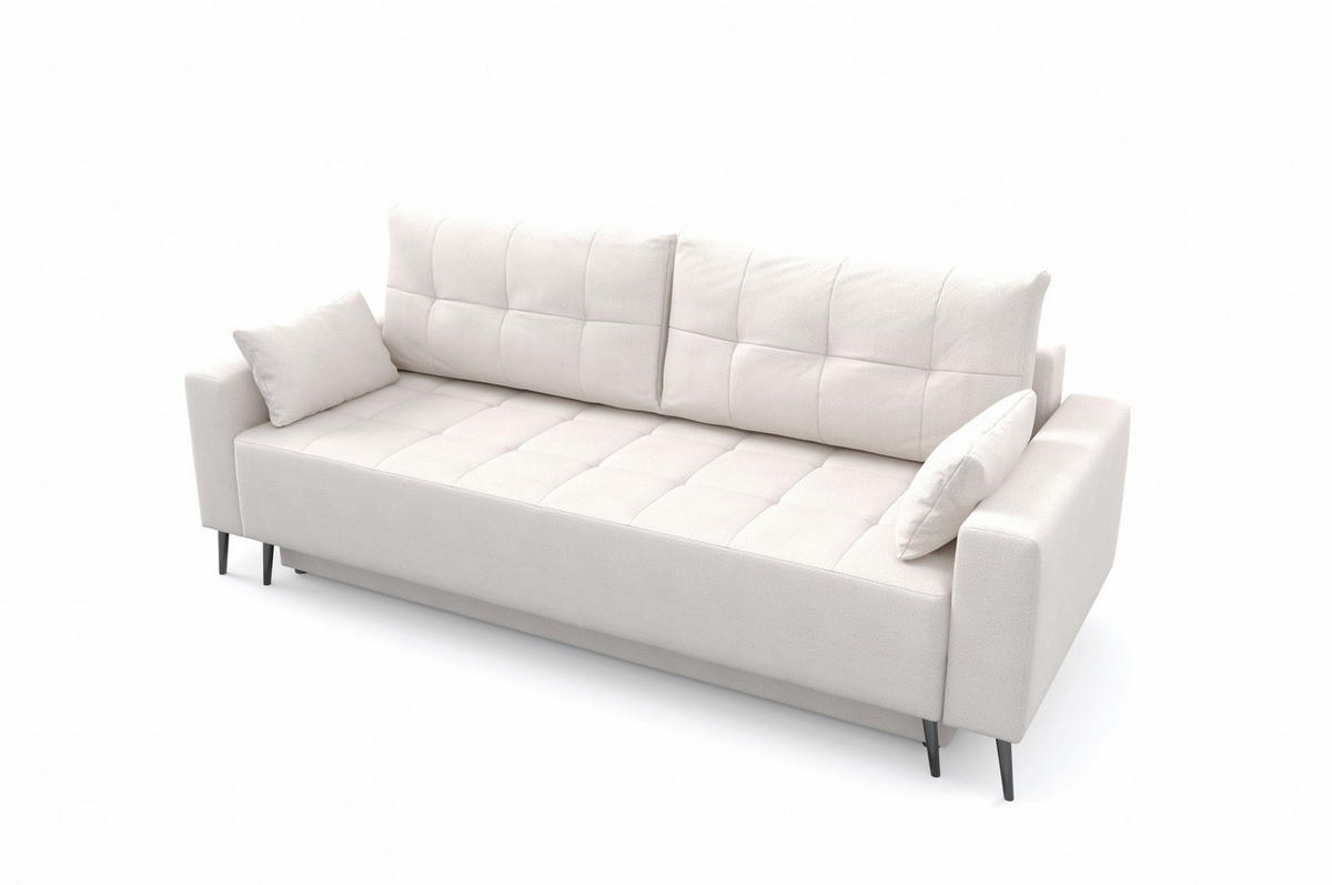 SCHLAFSOFA - Sofa Harvey - Beige - Beige, Holzwerkstoff (229/95/99cm) - Möblo