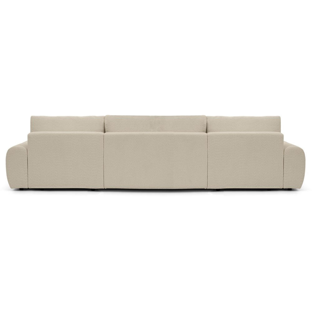 Thumbnail - Beautysofa Wohnlandschaft, Beige, Holzwerkstoff, U-Form, 355x87x160 cm, Wohnzimmer, Sofas & Couches, Wohnlandschaften, W...