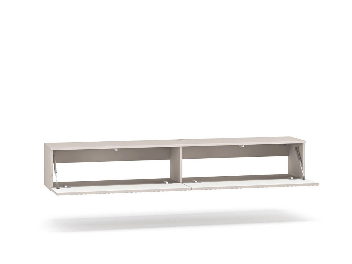 LOWBOARD – 180 cm – Sophie – Kaschmir / Eichefarben - Kaschmir/Eichefarben, Holzwerkstoff (180/29/32cm) - hi-markt
