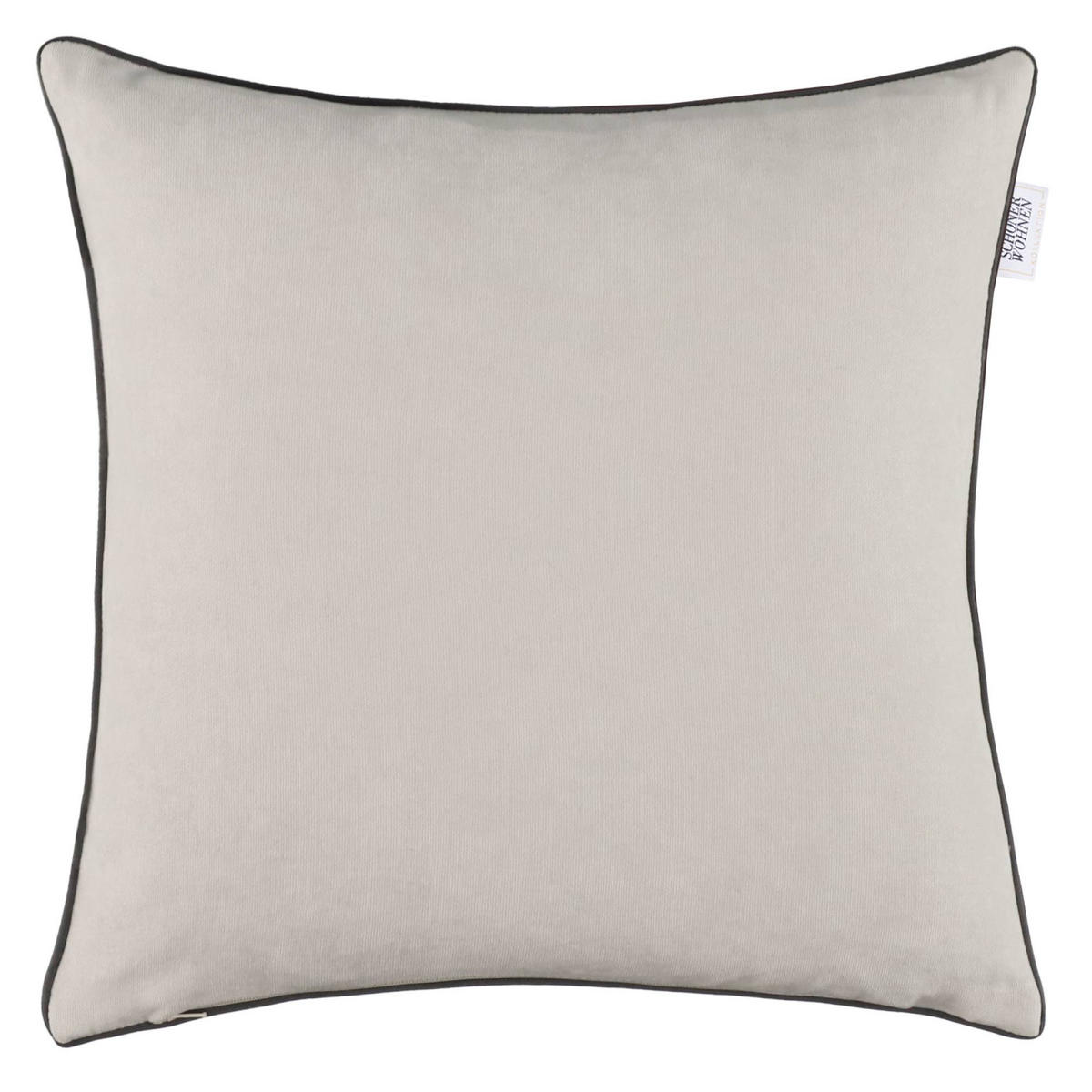 ZIERKISSENHÜLLE TREASURE - Grau, Textil (38/38cm) - Schöner Wohnen