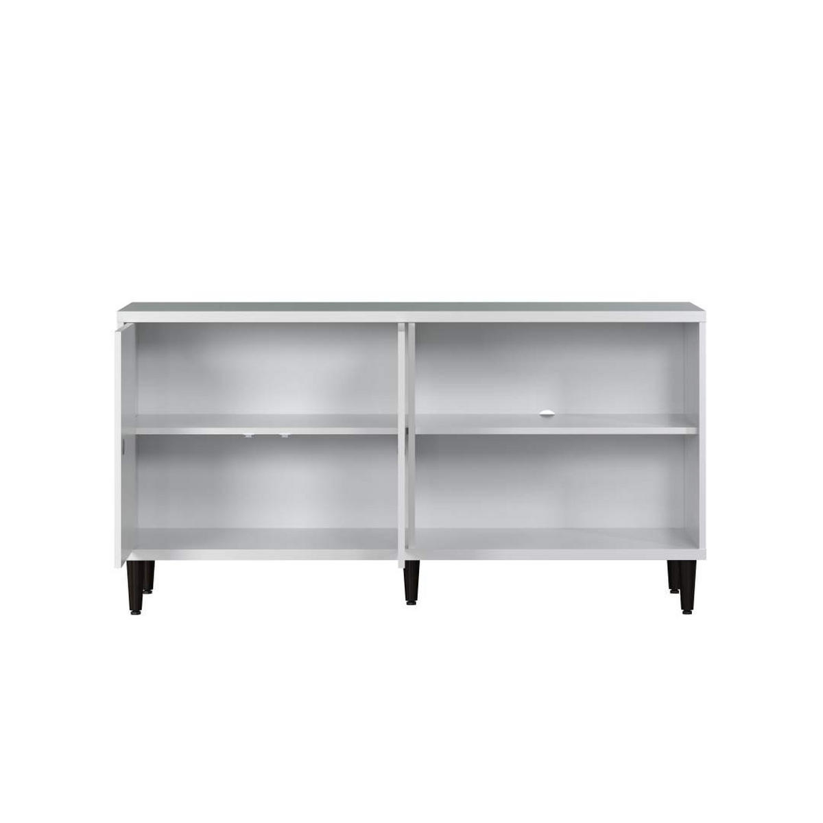 TV TISCH weiß - Weiß, Holzwerkstoff (136/70/36cm) - ebuy24