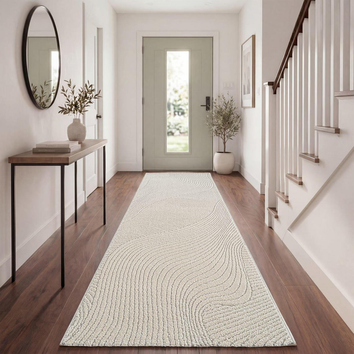 KURZFLOR-TEPPICH AURA 704 CREME 80X150 - Creme, Kunststoff (80/150cm) - Paco Home