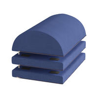 FUSSHOCKER Höhenverstellbar wasserdicht - Dunkelblau, Textil (20/30/45cm) - Vercart
