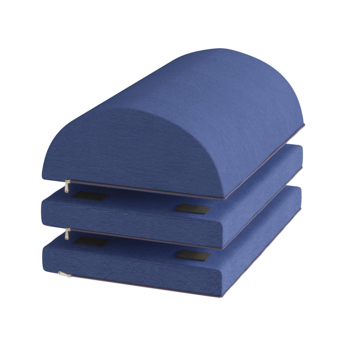 FUSSHOCKER Höhenverstellbar wasserdicht - Dunkelblau, Textil (20/30/45cm) - Vercart