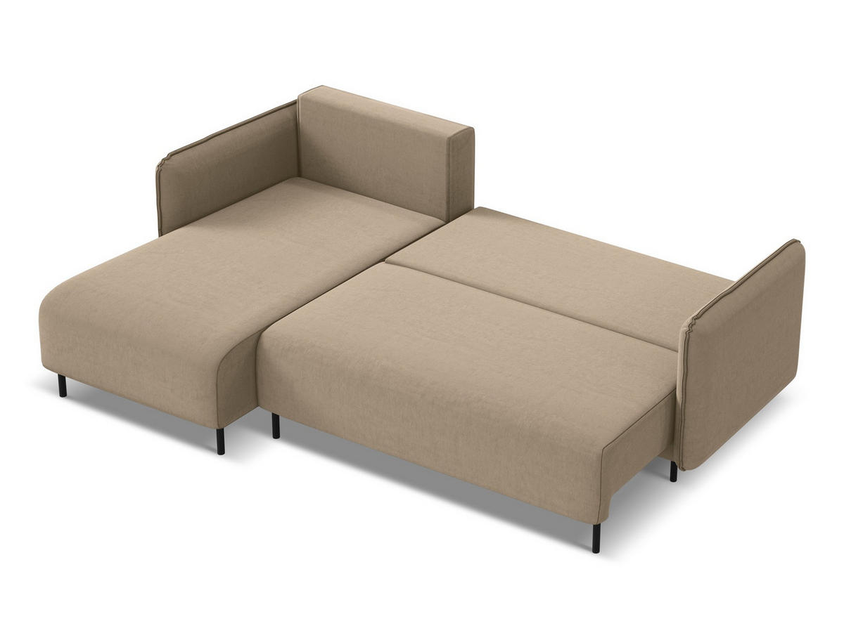 POUF Chenille Stoff Rot - Rot/Weinrot, Kunststoff/Textil (60/35/60cm) - Makamii