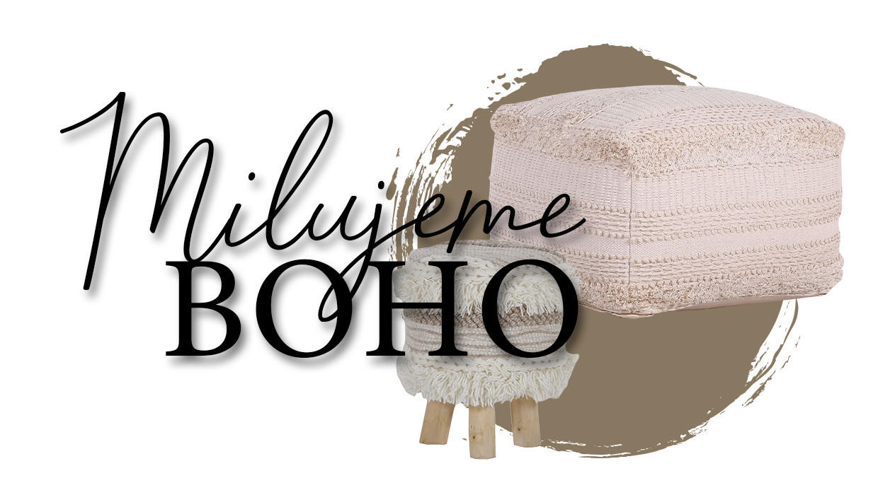 Taburety v boho stylu