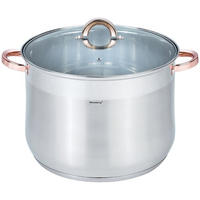 TOPF Silber 42/32/24 cm KB7797 - Silberfarben, Metall (32cm) - Klausberg 