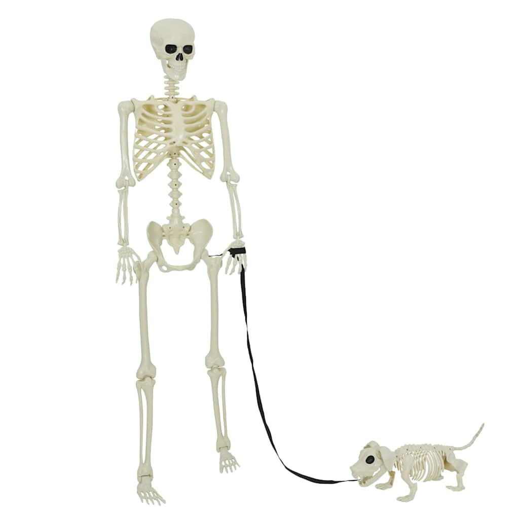 HALLOWEEN-DEKO 155/38.5 Cm Weiss Polypropylen - Weiß, Kunststoff (38.5/15/155cm) - vidaXL