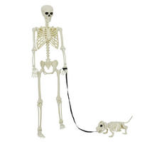 HALLOWEEN-DEKO 155/38.5 Cm Weiss Polypropylen - Weiß, Kunststoff (38.5/15/155cm) - vidaXL