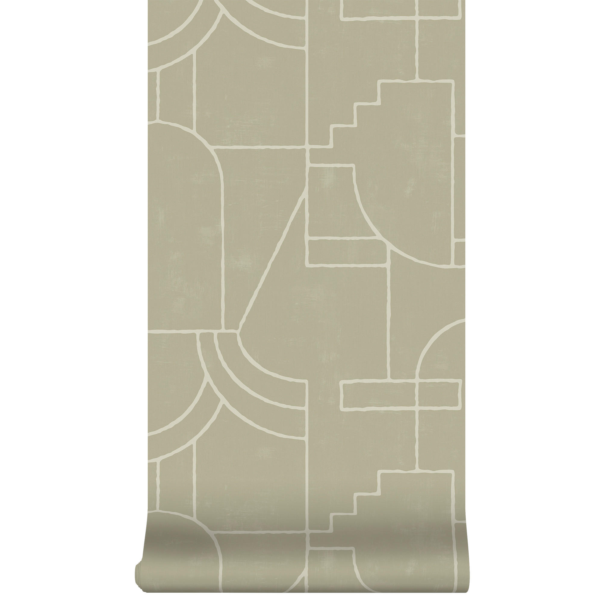 VLIESTAPETE - Vigo neutral - Braun, Papier/Kunststoff (52/1000cm) - Superfresco Easy
