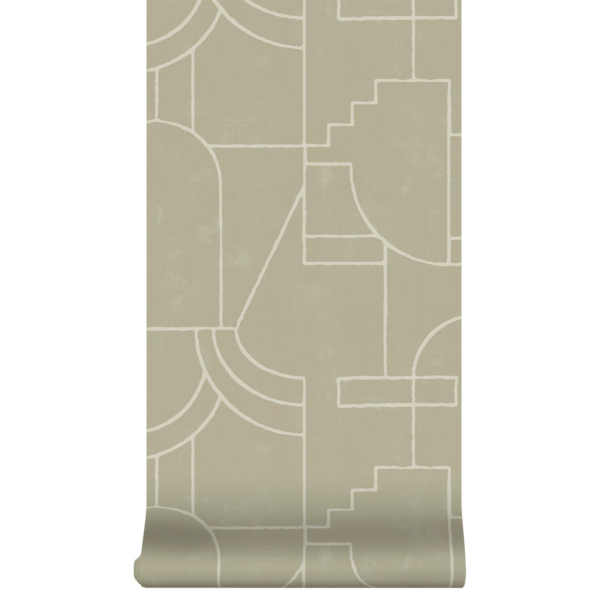 VLIESTAPETE - Vigo neutral - Braun, Papier/Kunststoff (52/1000cm) - Superfresco Easy
