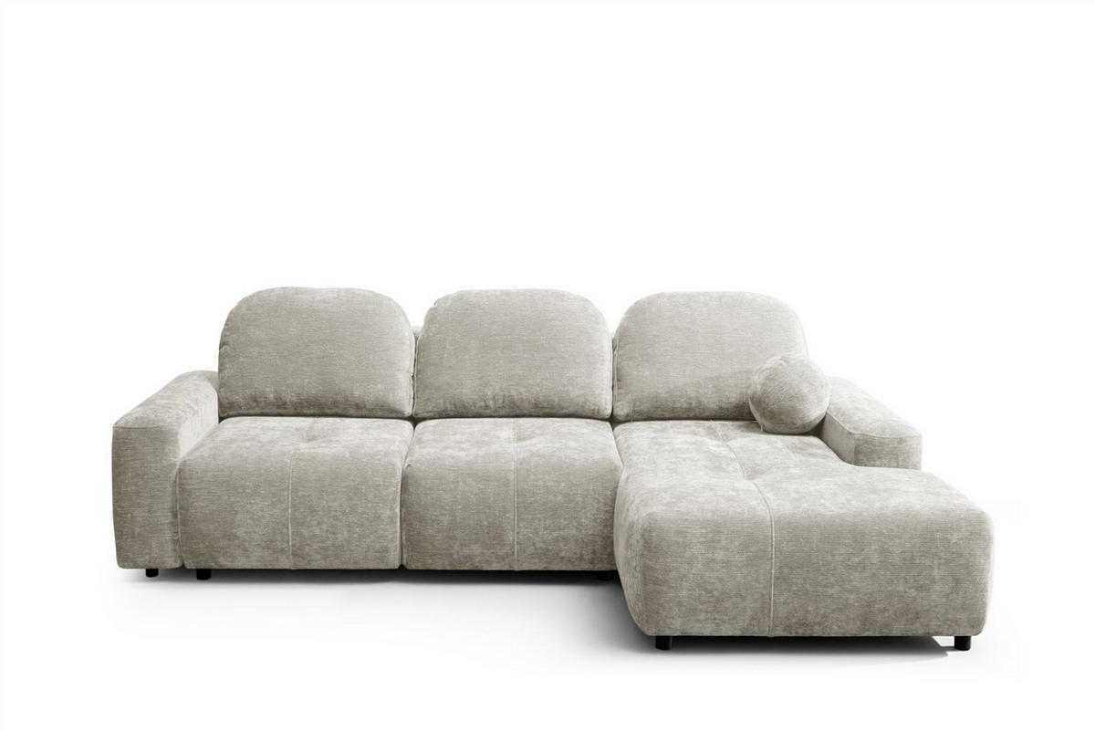 ECKSOFA Argos In Vibe - Beige, Holzwerkstoff/Textil (267/170cm) - Fun Möbel