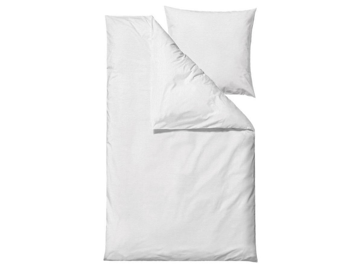 BETTWÄSCHE Wave weiß 135/200 cm Bio-Baumwolle - Weiß, Textil (135/200cm) - Södahl
