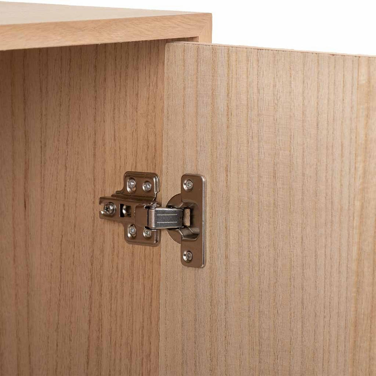 HIGHBOARD aus Holz mit 2 braunen Türen 76x42x125 cm - Braun, Holz (76/125/42cm) - Wanderlust