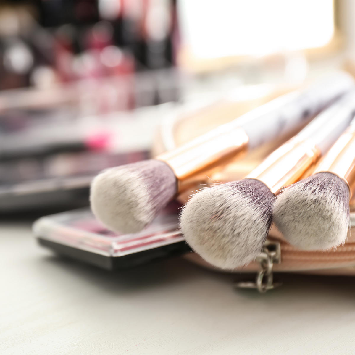 MAKEUP Organizer - Transparent, Kunststoff (28/10/18cm) - Relaxdays