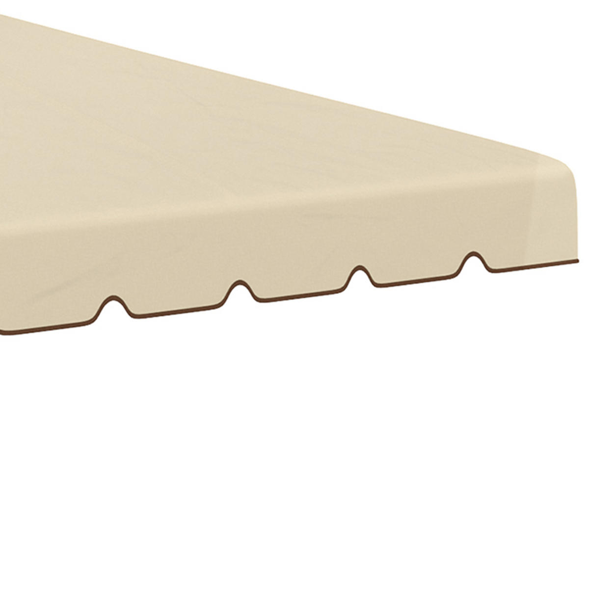 ERSATZDACH Beige 1 Stück - Beige, Naturmaterialien (300/300cm) - GiPP