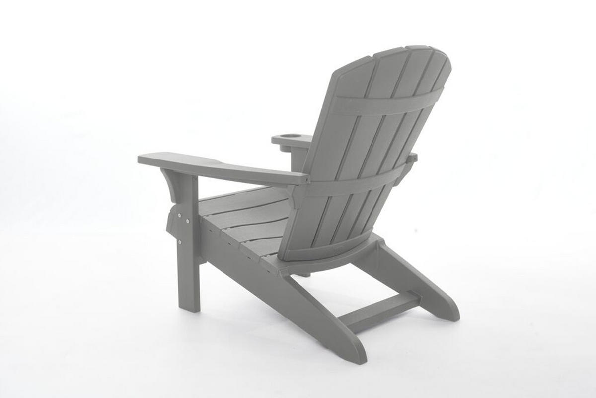 GARTENSTUHL Adirondack Alpine - Grau, Kunststoff (80/96.5/81cm) - Keter