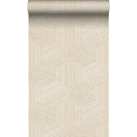 TAPETE 3D-Muster 50 x 900 cm - Beige, Papier (50/900cm) - Origin Wallcoverings