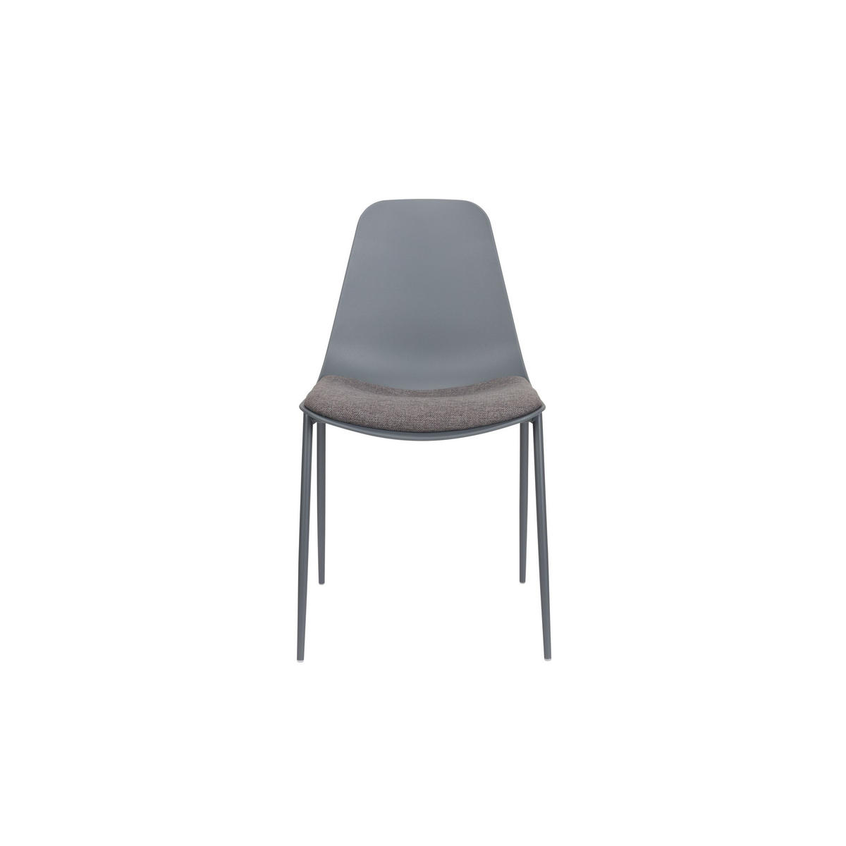 ESSZIMMERSTUHL Jeffrey Grau - 4 er Set - Grau, Kunststoff (49/88/48.5cm) - Housecraft Living