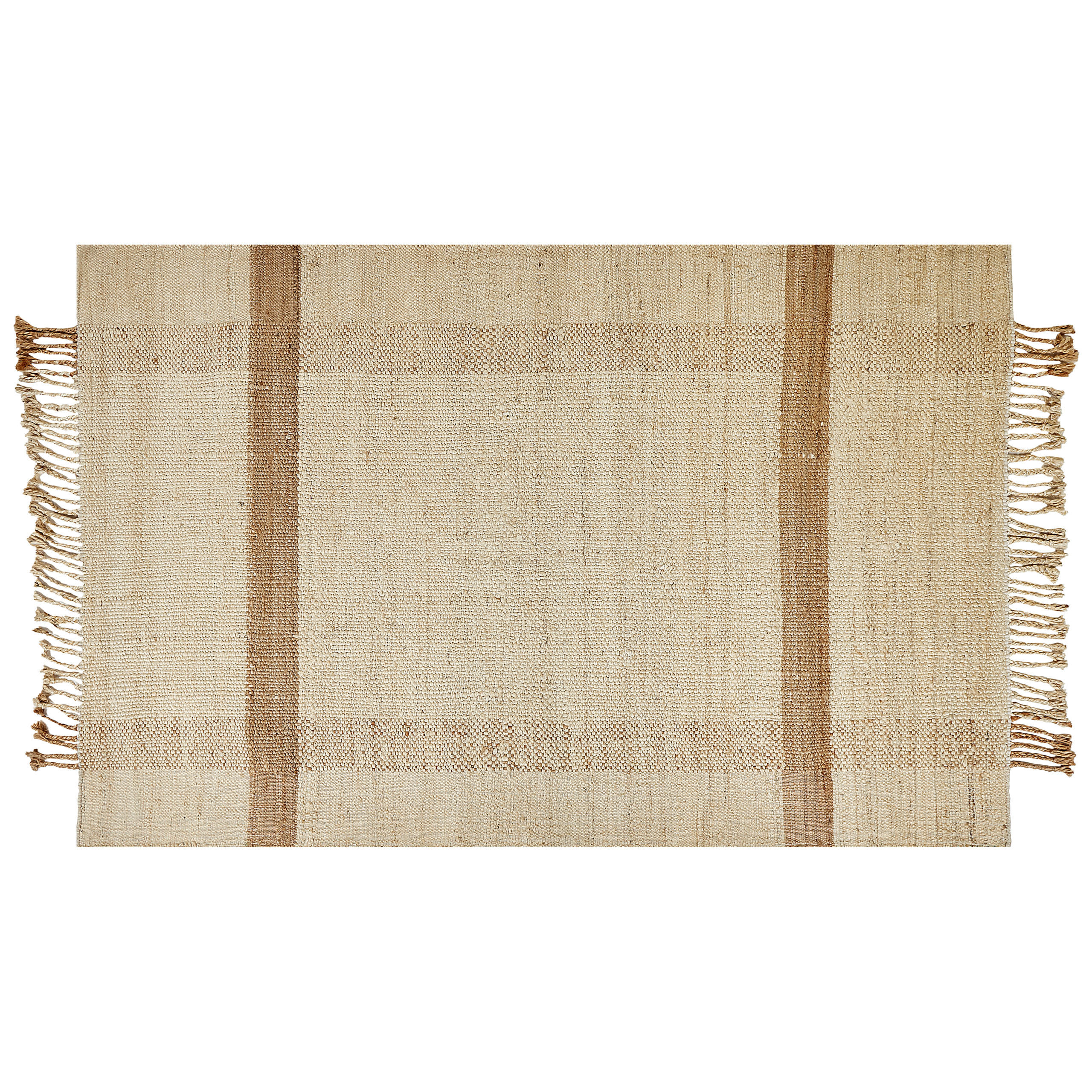 MATTA flätad Yelmez 200/140 cm - Beige, Naturmaterial (140/200cm) - Beliani