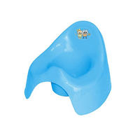 TÖPFCHEN 1013007 blau Spritzschutz, unbedenklicher Kunststoff, Dekormotiv, ab 9 Monate - Blau, Kunststoff (30/29cm) - Lorelli