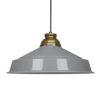 PENDELLEUCHTE Noir - Grau, Metall (40/40/21cm) - Bamyum