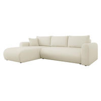 ECKSOFA Eliwo - Schwarz/Cappuccino, Holz/Textil (252/158cm) - MIRJAN24