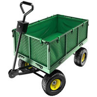 BOLLERWAGEN , Belastbarkeit 550 kg, grün - Grün, Metall (51.5/65/114cm) - tectake