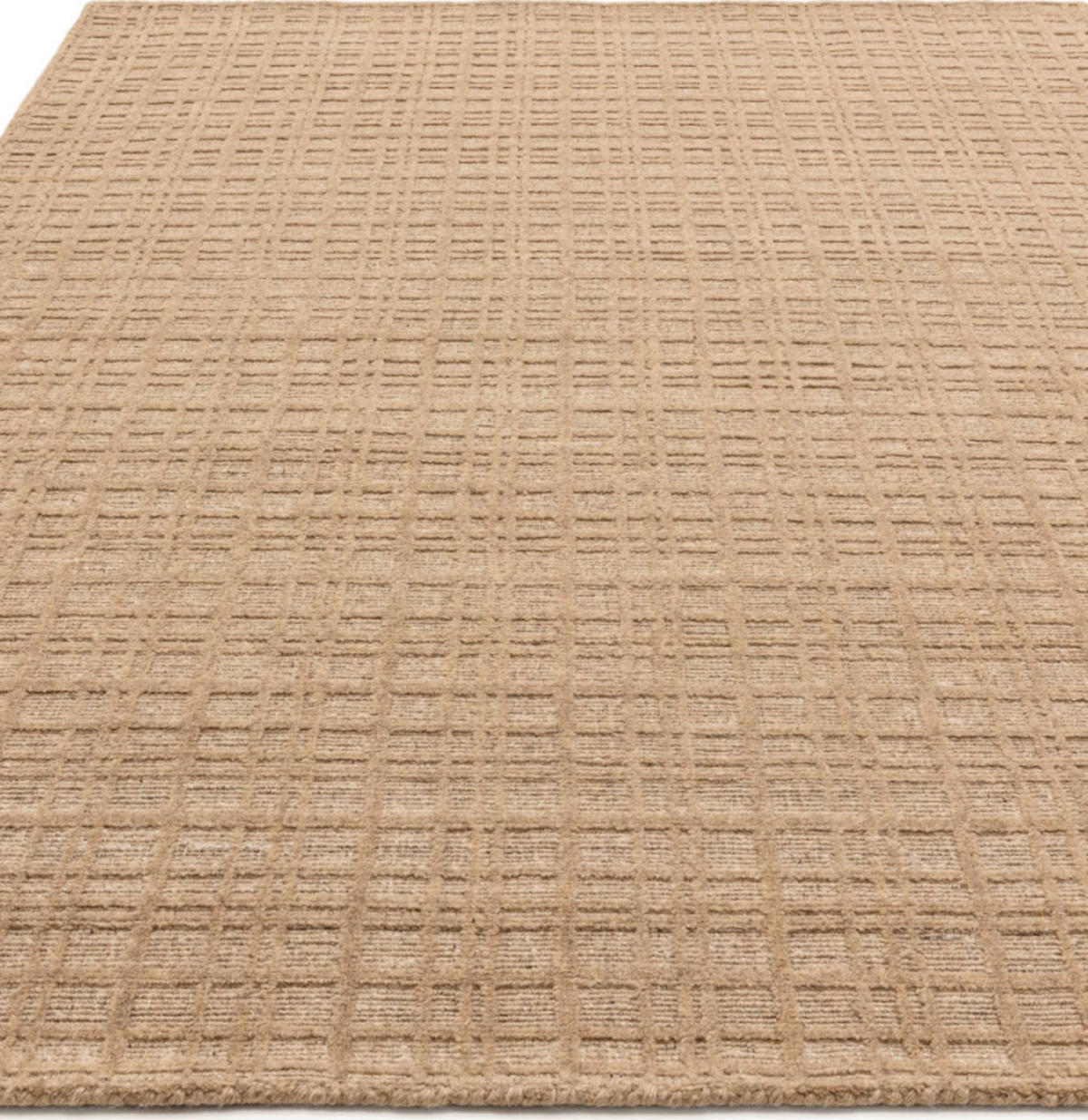 TEPPICH handgewebt Naturfaser HATCHY goldfarben 200 x 290 cm - Goldfarben, Naturmaterialien (200/290cm) - Novatrend