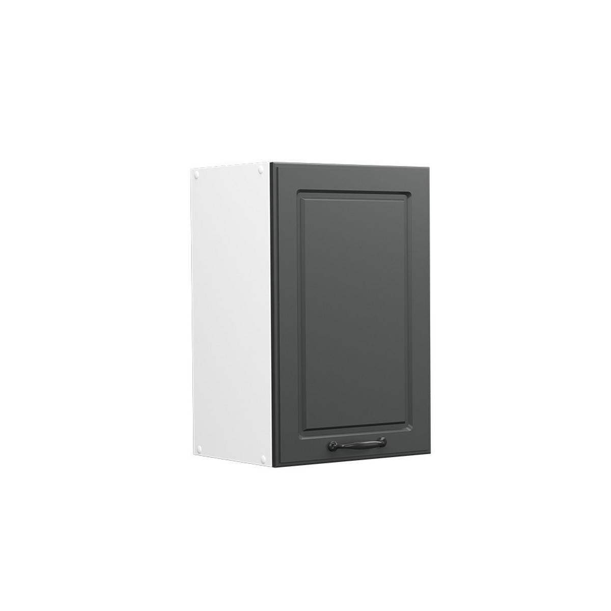 HÄNGESCHRANK R-Line Anthrazit Landhaus 40 cm - Anthrazit/Weiß, Holzwerkstoff (40/60/31cm) - Vicco