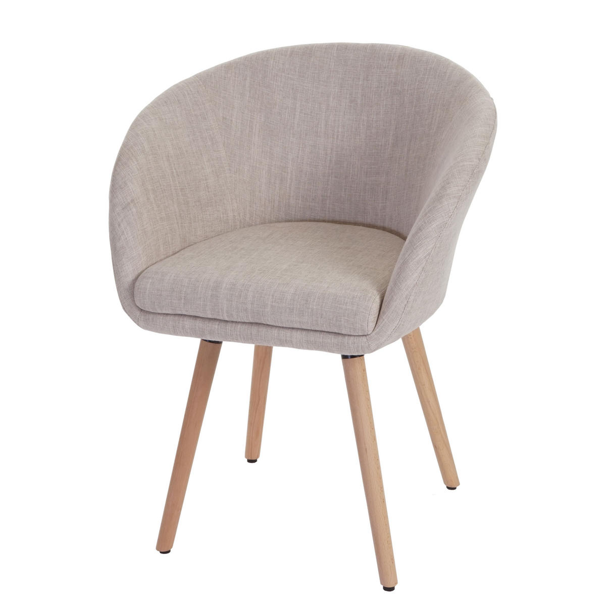 ESSZIMMERSTUHL Beige, Grau - Beige/Grau, Textil (61/80/56cm) - MCW
