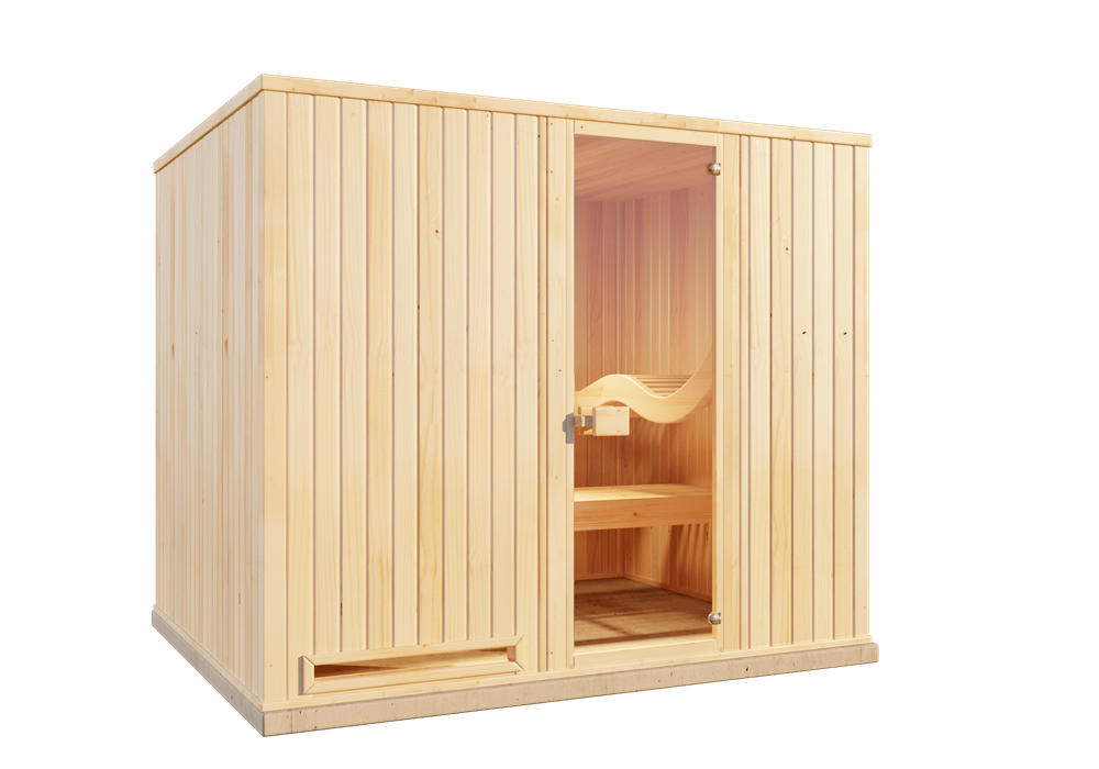 FinnTherm Innensauna Natur 244x199x194 cm