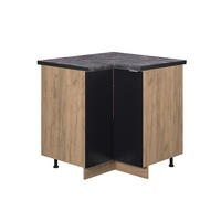 Honigeiche/Schwarz, Holzwerkstoff (80.5/82/60cm) - Vicco