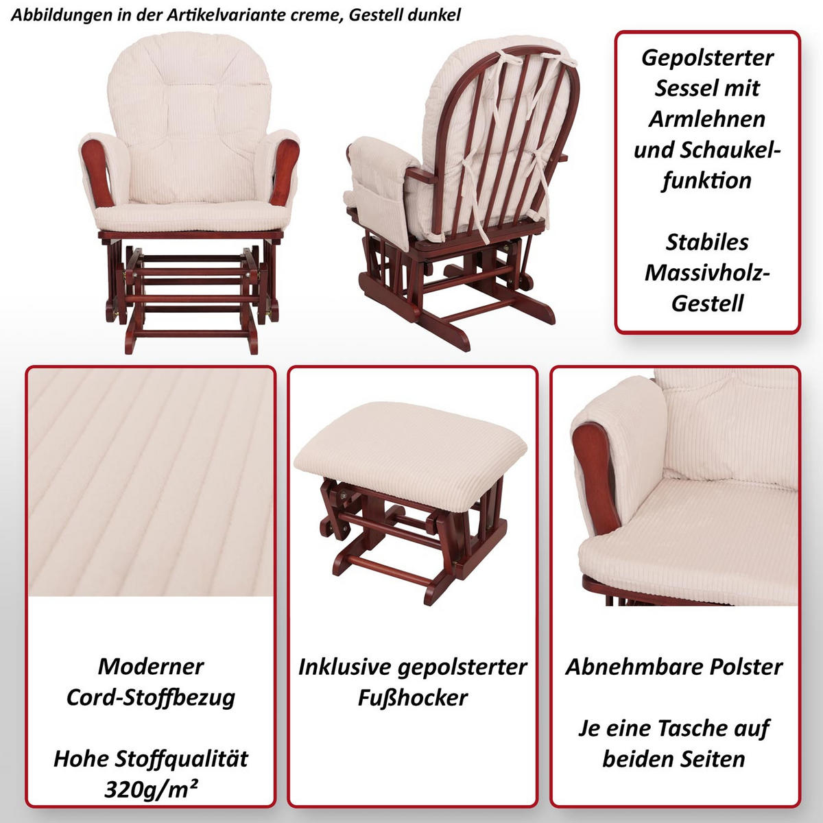 RELAXSESSEL Braun - Braun, Textil (74/103/71cm) - MCW