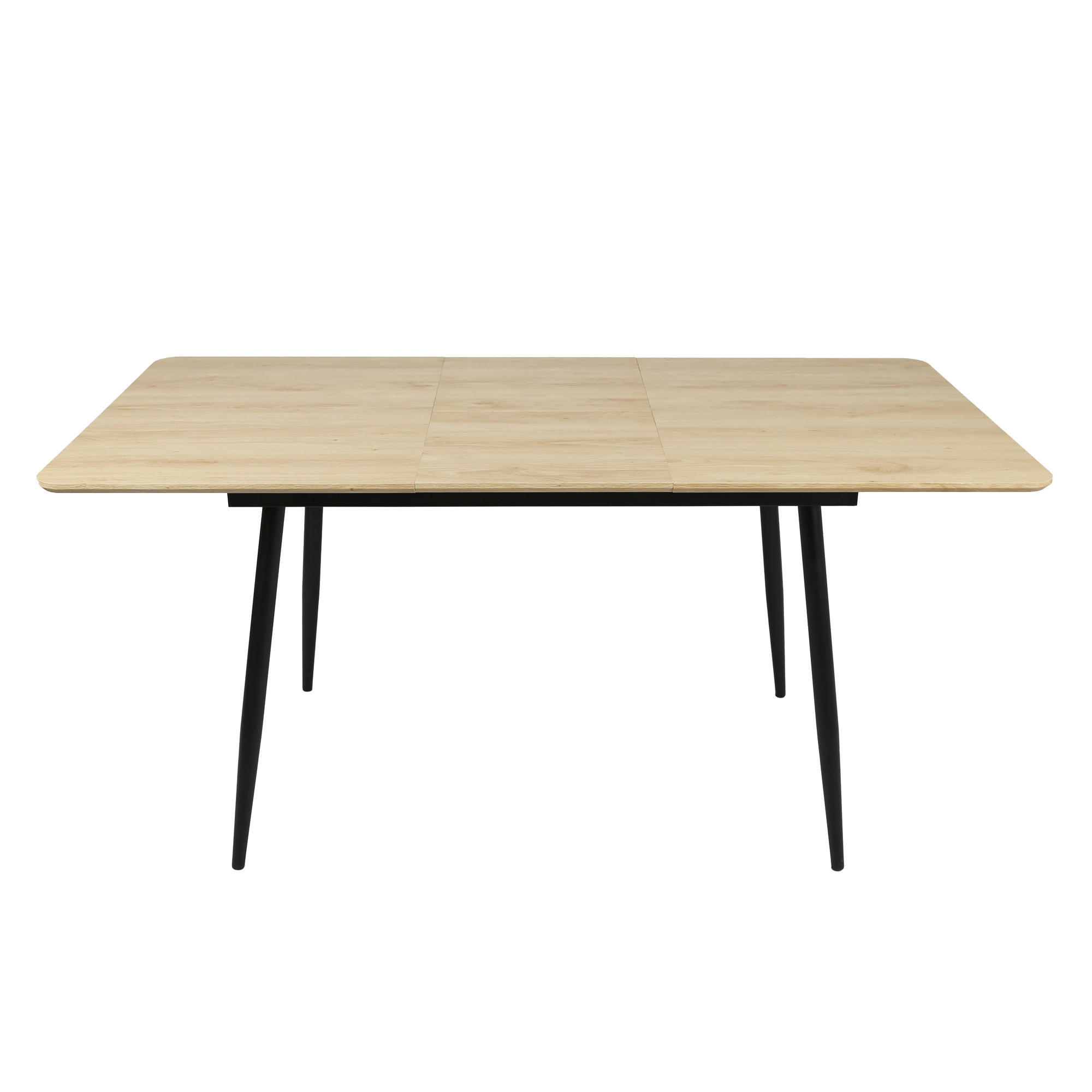 ESSTISCH ausziehbar von 120 bis 160 cm in Eiche hell - Hellbraun, Holzwerkstoff (80/120/75cm) - Home Collective