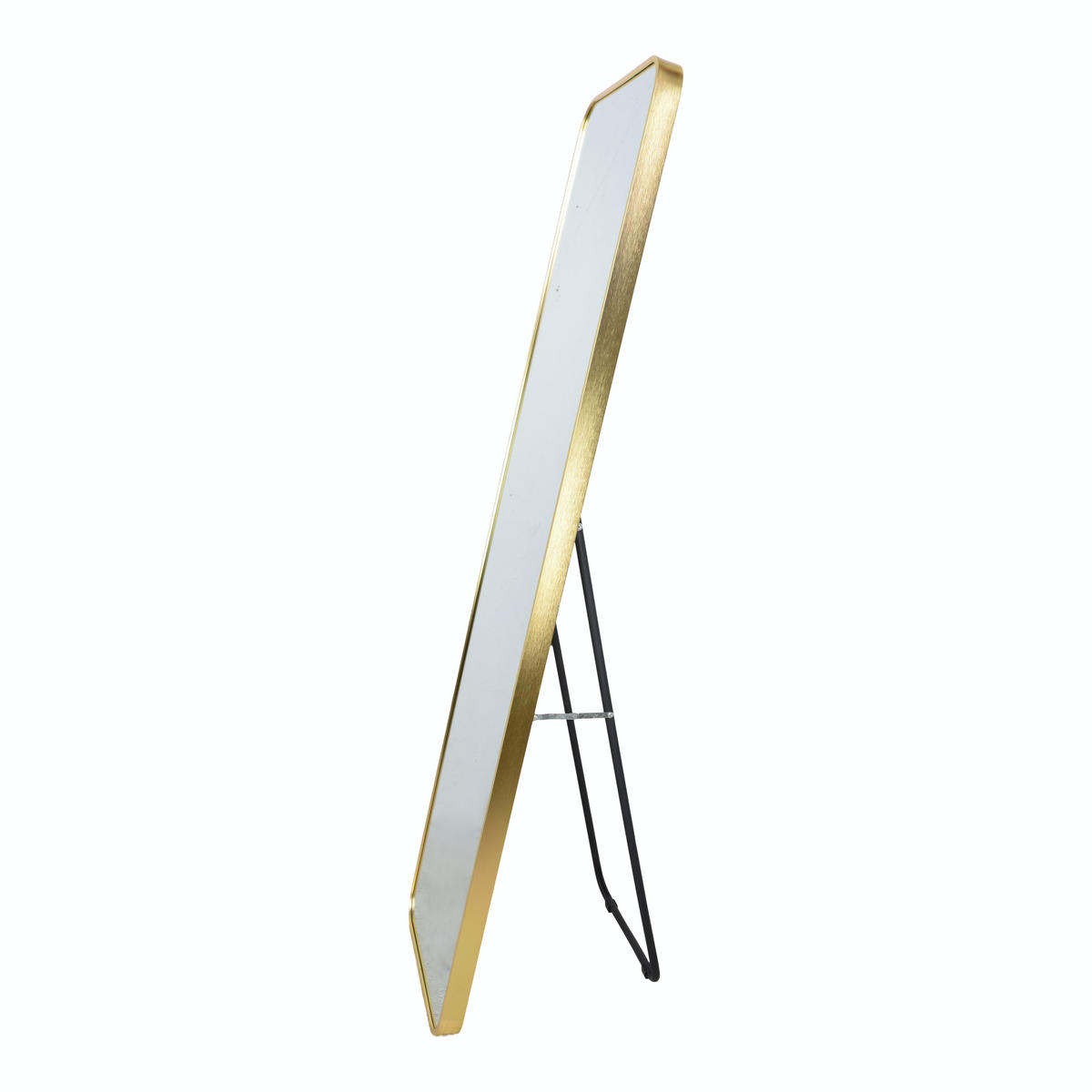 STANDSPIEGEL Alux Gold - Goldfarben, Metall (40/150/4cm) - Fragix