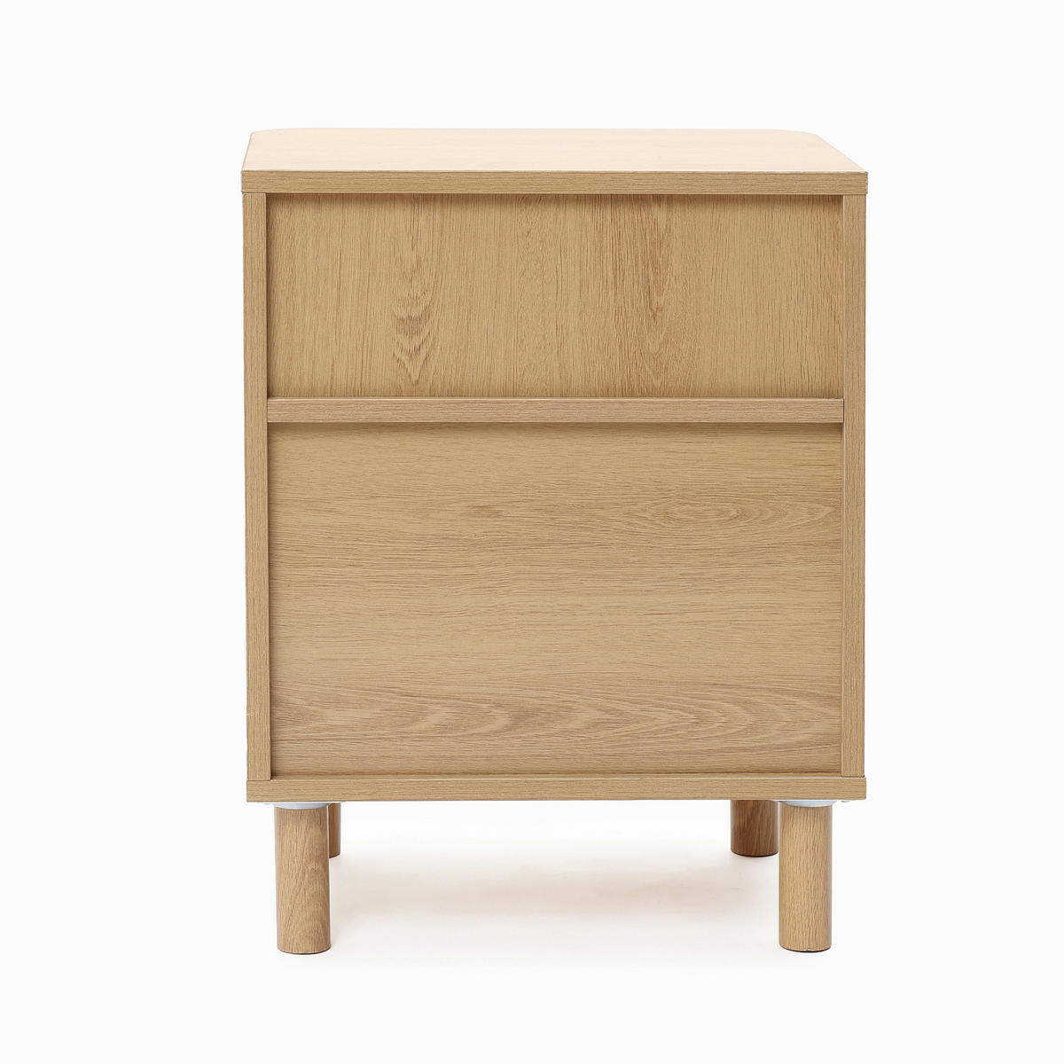 NACHTTISCH Modern mit einer Schublade und offenem Stauraum, Holzoptik | B40 x T30 x H53 cm - Braun, Holzwerkstoff (40/53/30cm) - Hometopia