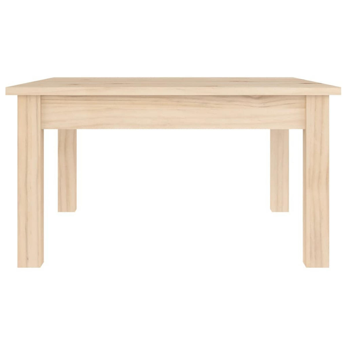 COUCHTISCH 55x55x30 cm Massivholz Kiefer - Hellbraun, Holz (55/55/30cm) - furnicato