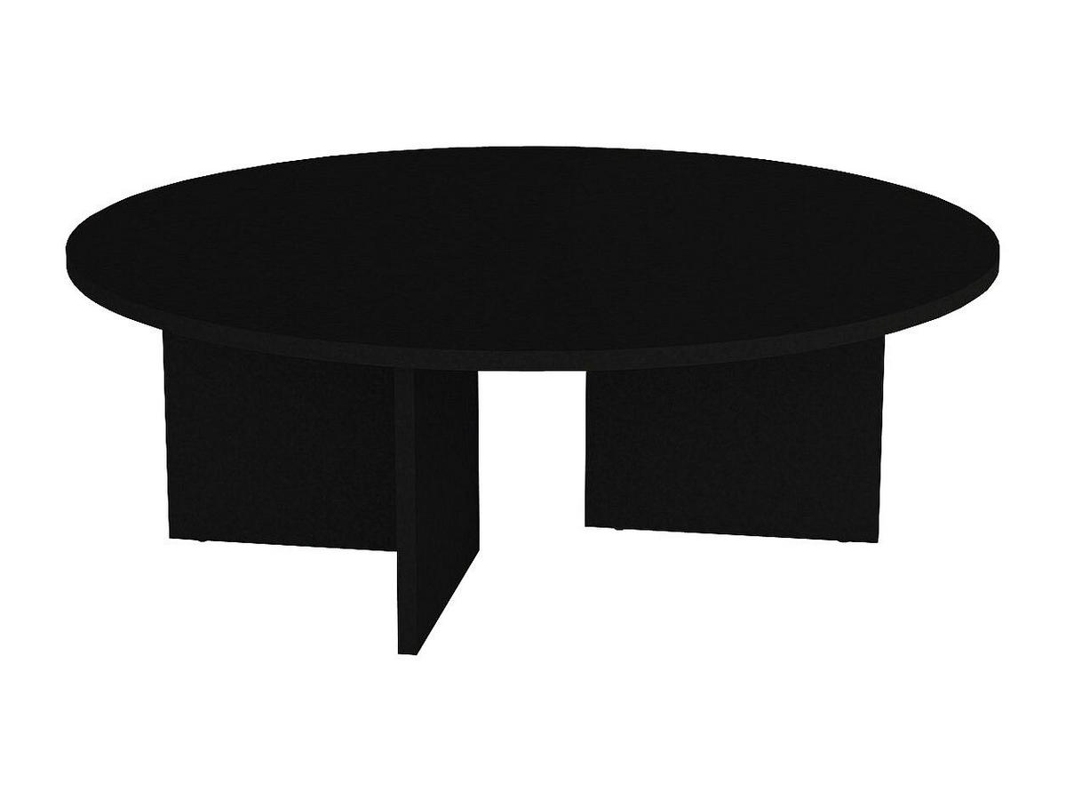 COUCHTISCH - 90 x 90 - holz - schwarz Topania - Schwarz, Holz (90/90/31.4cm) - Vente-Unique
