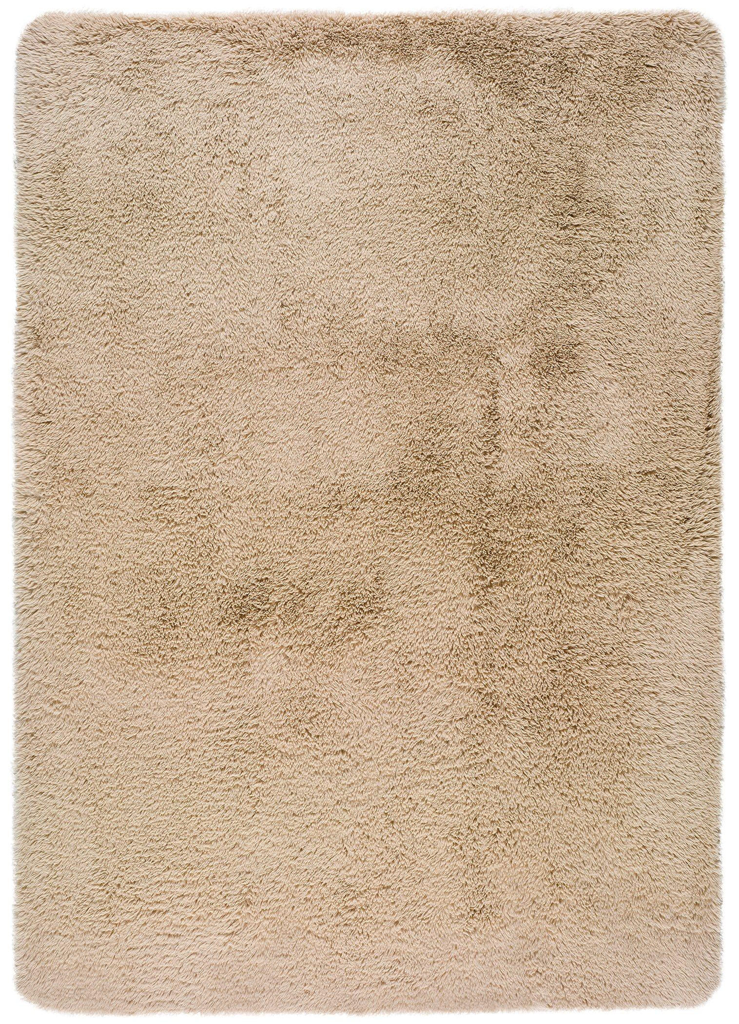 Atticgo Hochflorteppich Beige 140x200 cm