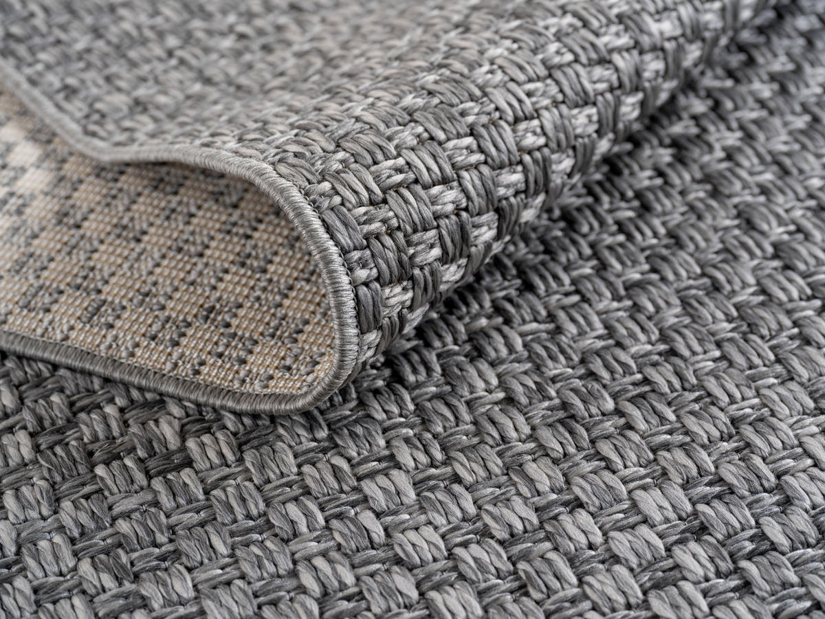 OUTDOORTEPPICH Timaro 140x200 cm Grau - Grau, Textil (140/200cm) - Villa Möbel