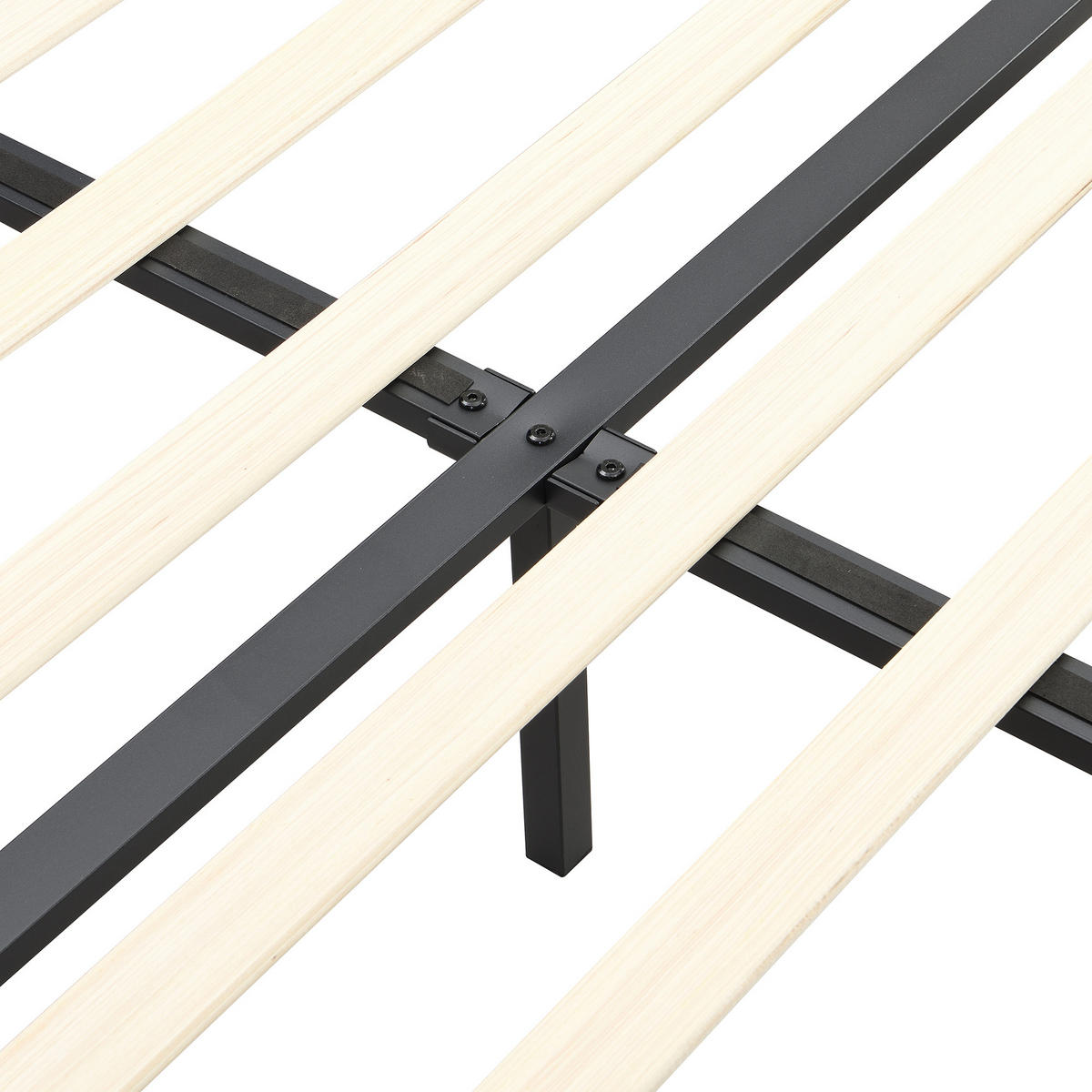 POLSTERBETT aus Samt 160x200 cm in Blau mit Lattenrost - Blau, Textil (160/200cm) - Modfu