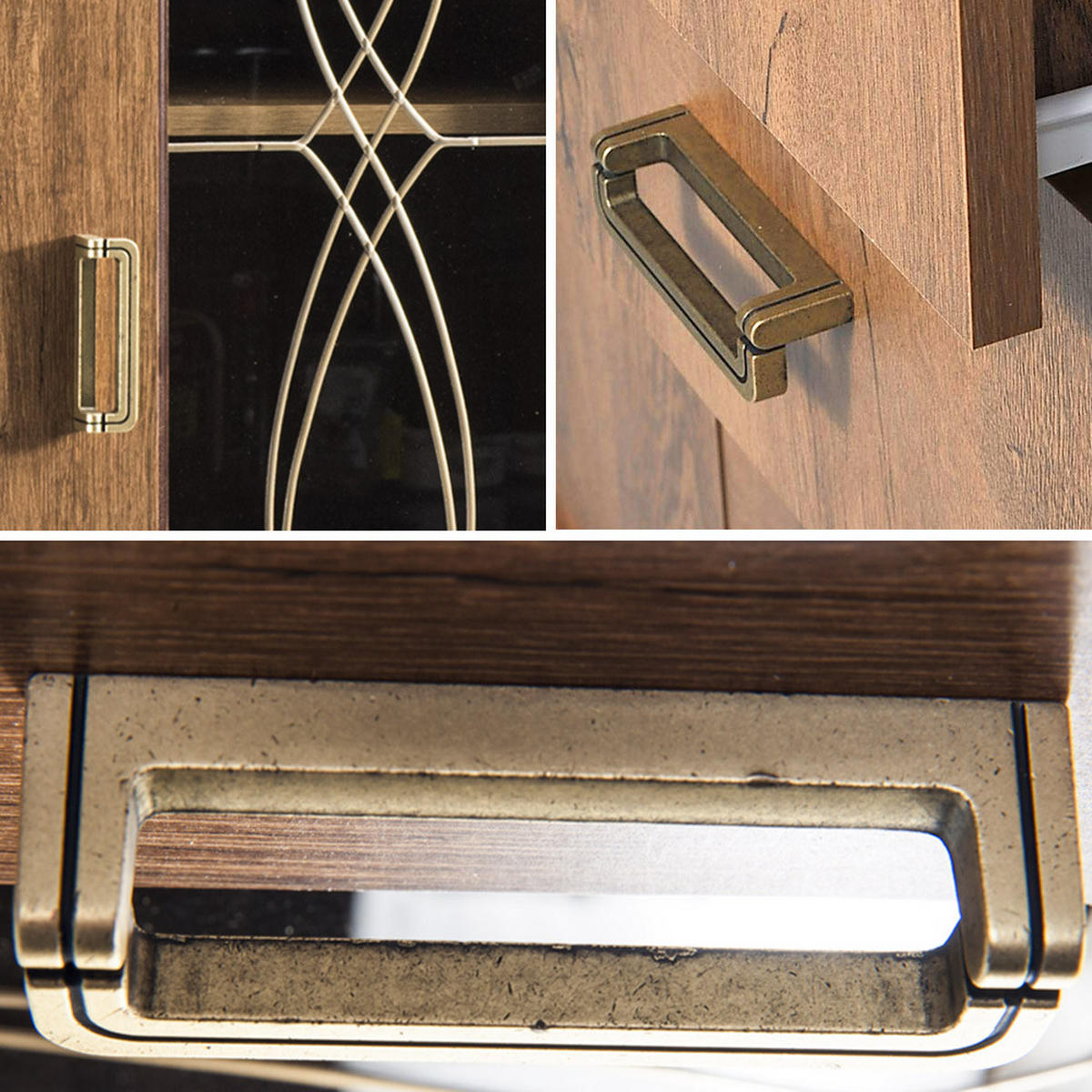 WOHNZIMMER-SET 3-TLG. Teora-161 - Braun, Holzwerkstoff (348/191/50cm) - Lomado