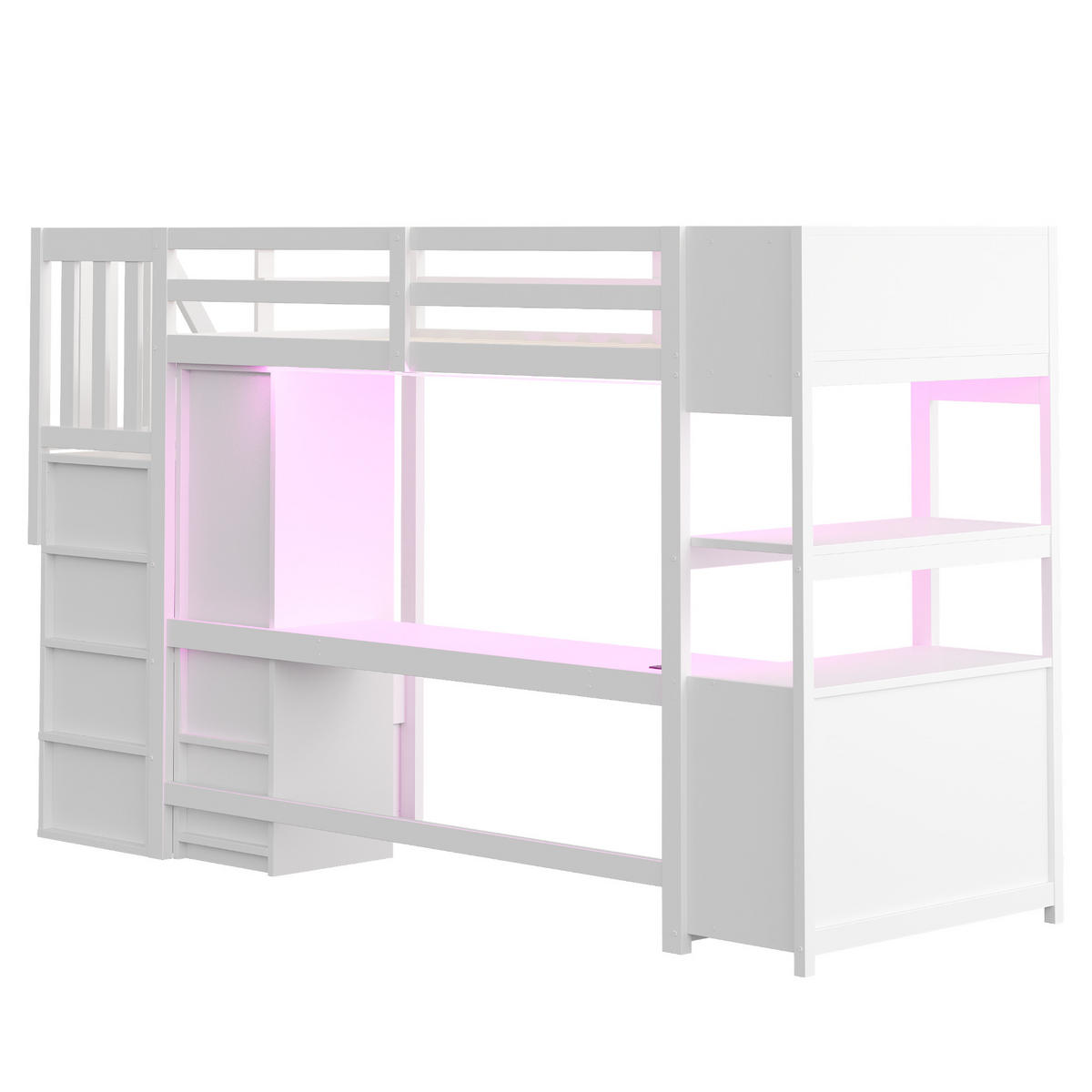 HOCHBETT Holz 90/200 cm Weiß - Weiß, Holz/Holzwerkstoff - Raumix