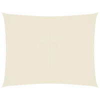 SONNENSEGEL Oxford-Gewebe Rechteckig 2/3,5 M Creme - Creme, Textil (200/350cm) - vidaXL