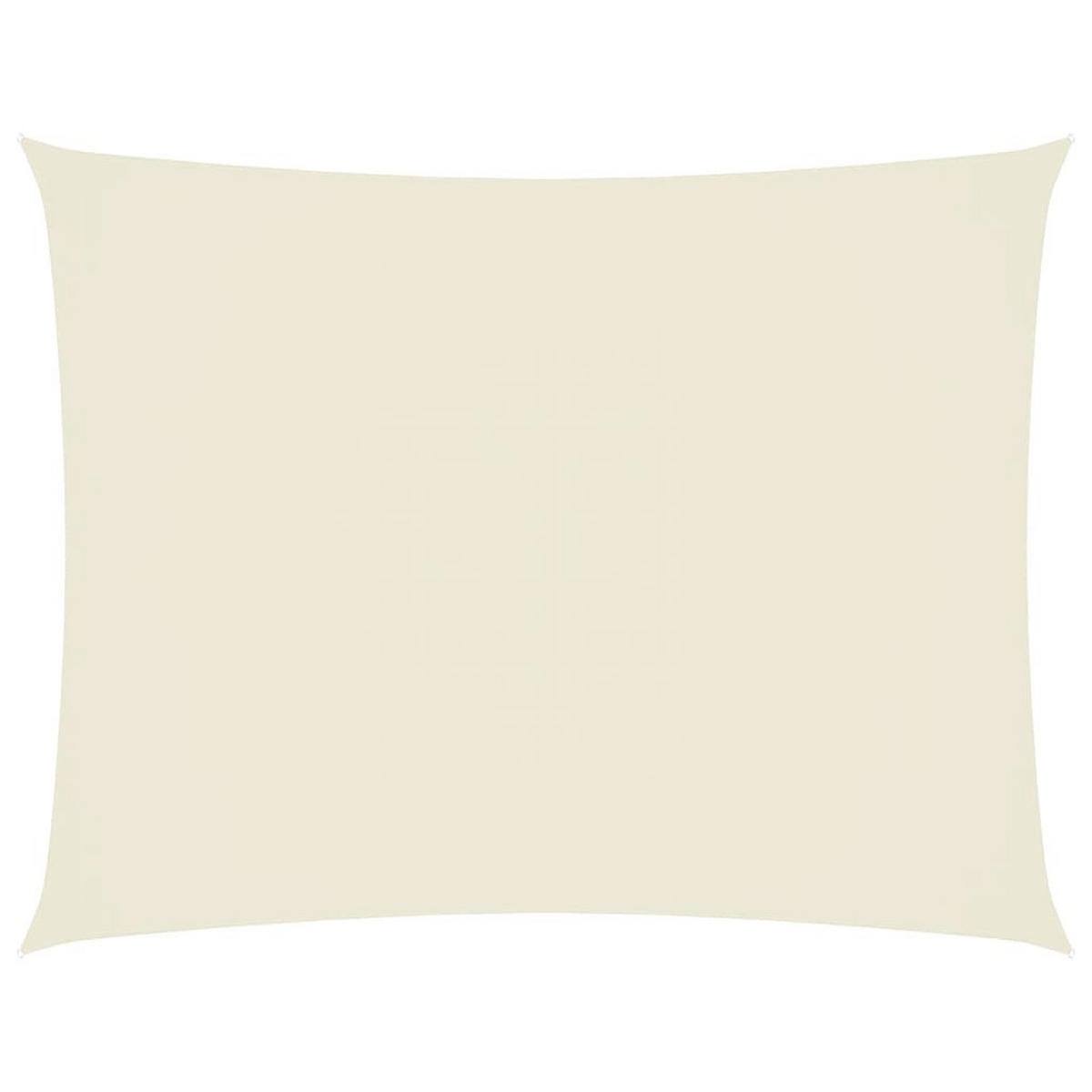 SONNENSEGEL Oxford-Gewebe Rechteckig 2/3,5 M Creme - Creme, Textil (200/350cm) - vidaXL
