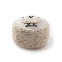 POUF Shawn Ivory 45x45x25 cm - Creme, Textil (45/25/45cm) - Lytte