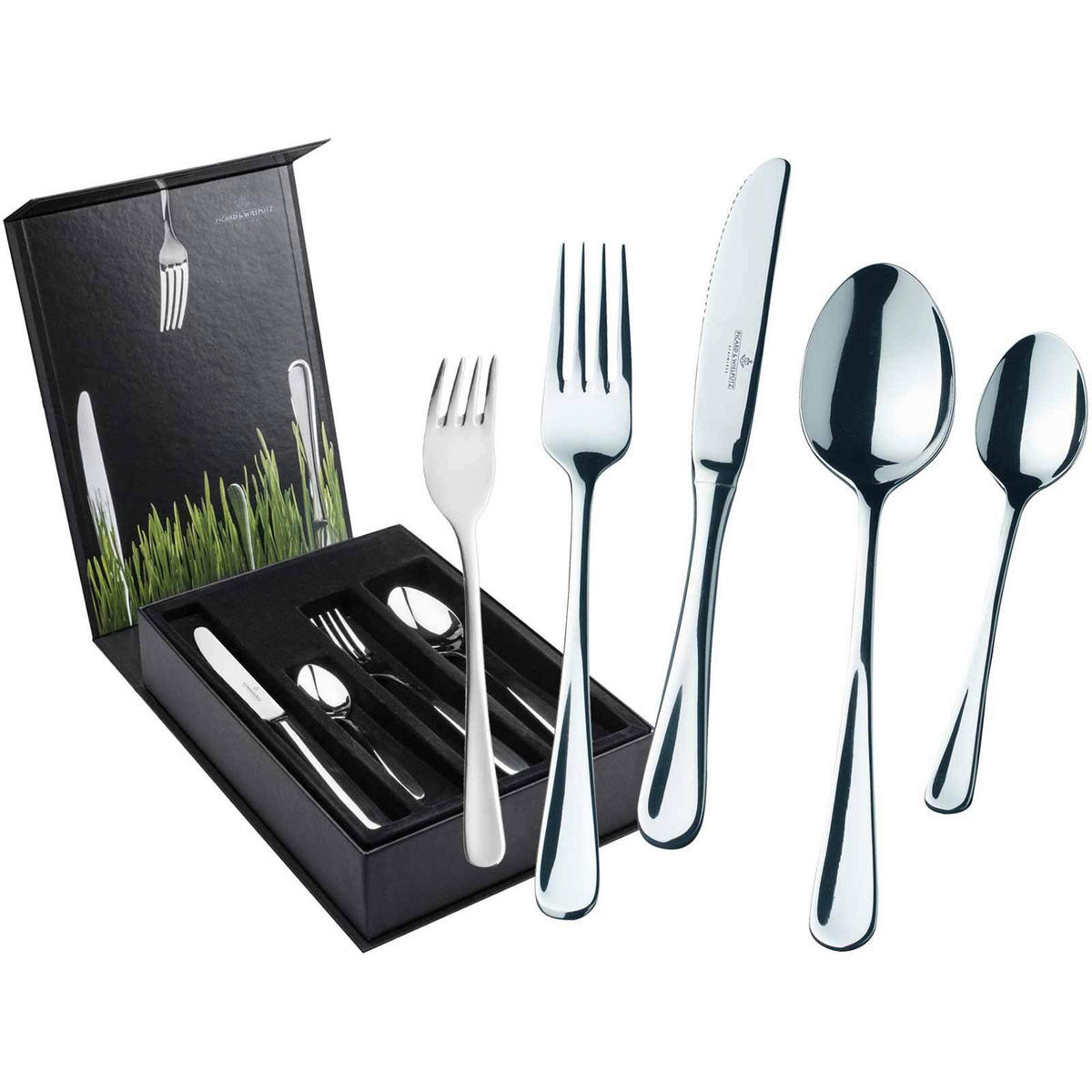 TAFELBESTECK INKL. BESTECKBOX Casino silber 30er Set - Silberfarben, Metall - Picard & Wielpütz