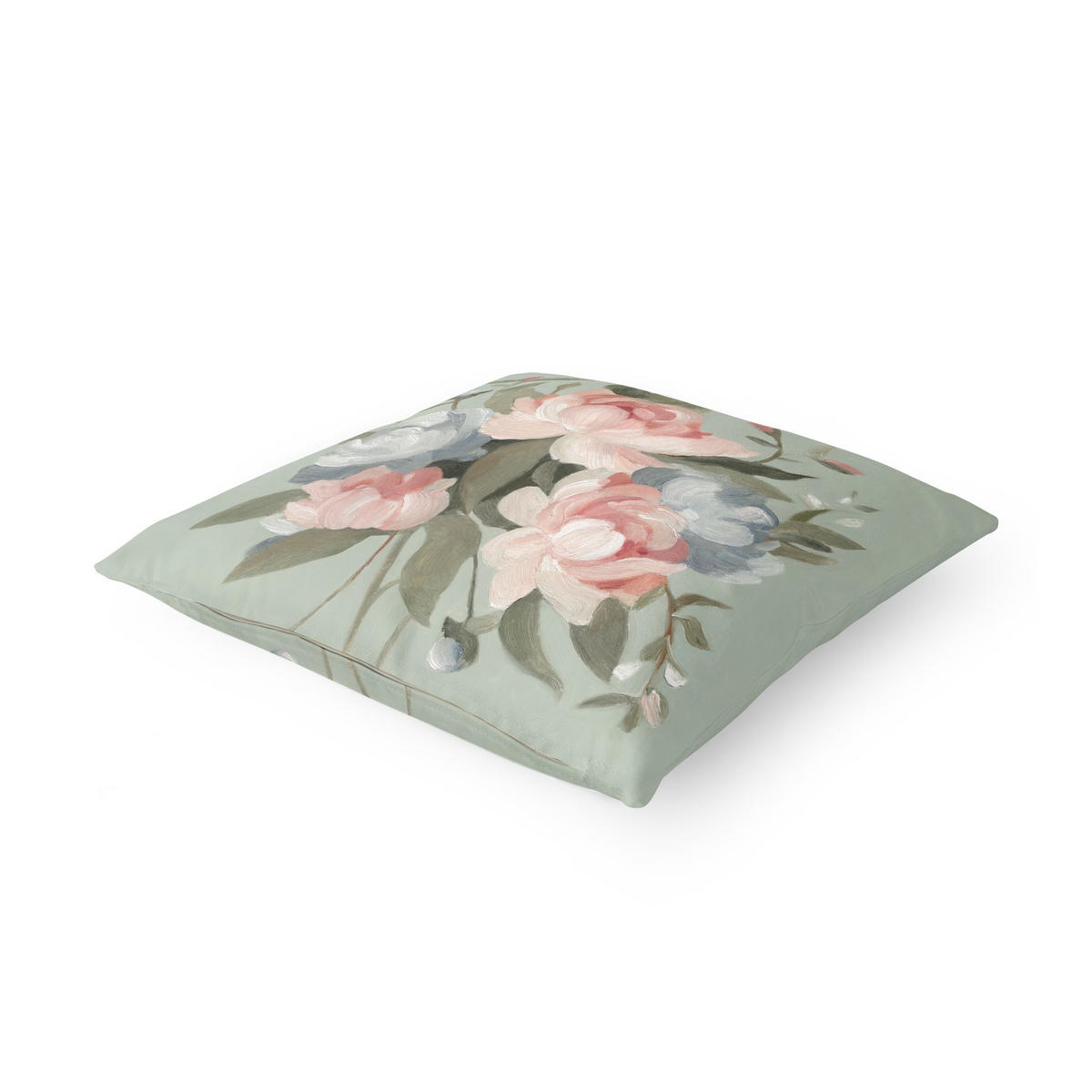 KISSENBEZUG Bouquet in Pastell I 50/50 cm - Rosa, Textil (50/50cm) - Bilderwelten